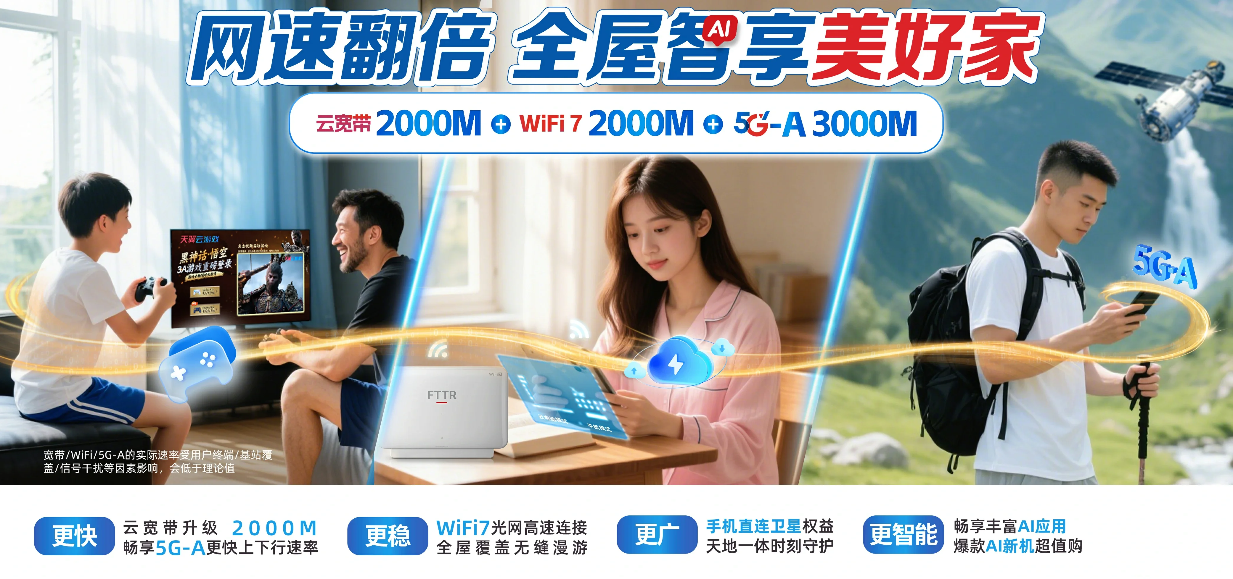 中国电信 大路电信宽带 宽带套餐